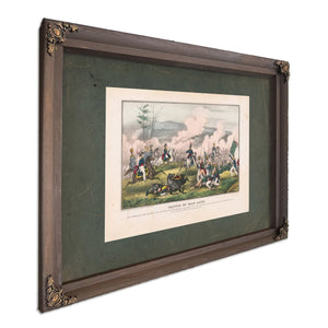 Battle of Palo Altomay 8th 1846 Between 29 Americans Under General Taylor — Bourbon Framed Canvas Print | Bella Frye
