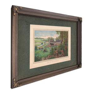Life of Our Pioneers 1915 — Bourbon Framed Canvas Print | Bella Frye