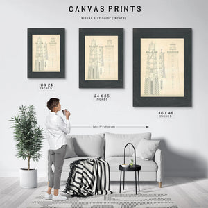 The Stone Sentinel Minots Ledge Lighthouse Engineering Diagrams — Framed Wall Art Room View | Bella Frye