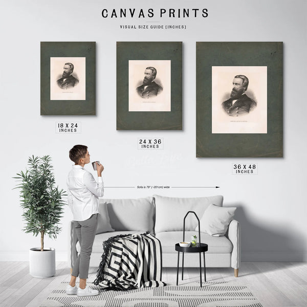 Dmiral David Porter 184s — Framed Wall Art Room View | Bella Frye