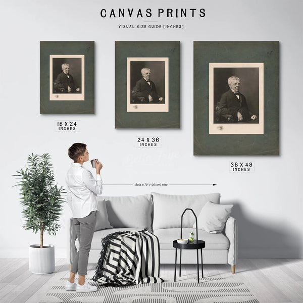 Oliver Wendell Holmes 1894 — Framed Wall Art Room View | Bella Frye