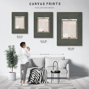 Declaration of Independence and Its Signers 196 — Framed Wall Art Room View | Bella Frye