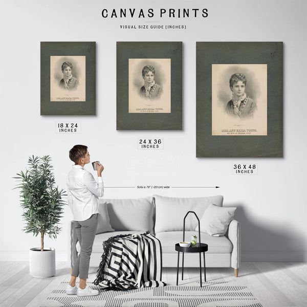 Mrs Ann Eliza Young 19th Wife of Brigham Young 1869 1875 — Framed Wall Art Room View | Bella Frye