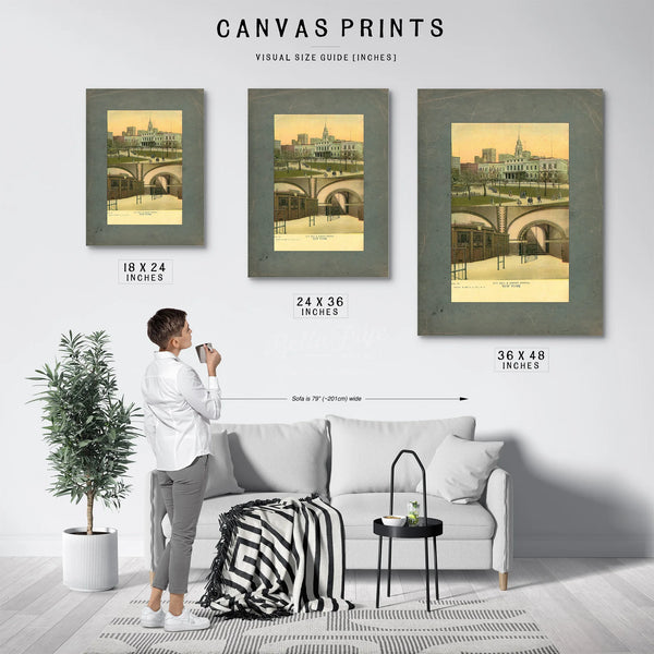 The Underground Passage at City Hall — Framed Wall Art Room View | Bella Frye