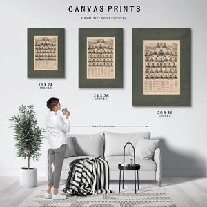 The Military and Historical Portrait Group 19th Century — Framed Wall Art Room View | Bella Frye