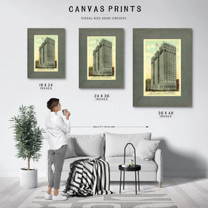 The Vanderbilt Hotel Gilded Age Manhattan Architecture Print — Framed Wall Art Room View | Bella Frye