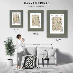 Nadaa — Bourbon Framed Canvas Print | Bella Frye