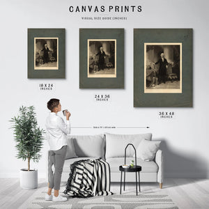 George Washington 1852 — Framed Wall Art Room View | Bella Frye