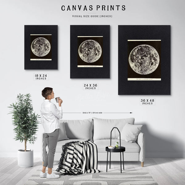 The Expired Planet Victorian Lunar Death Portrait — Framed Wall Art Room View | Bella Frye