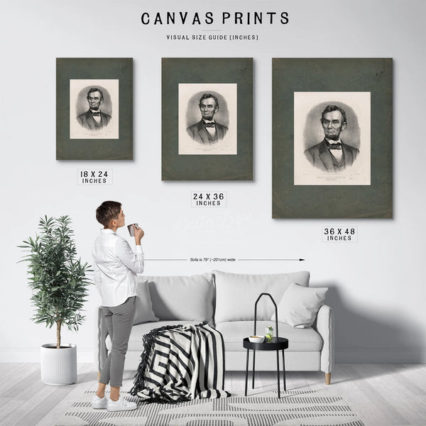 Abraham Lincoln_the Martyr President Assassinated April 14th 1865 1865 — Framed Wall Art Room View | Bella Frye