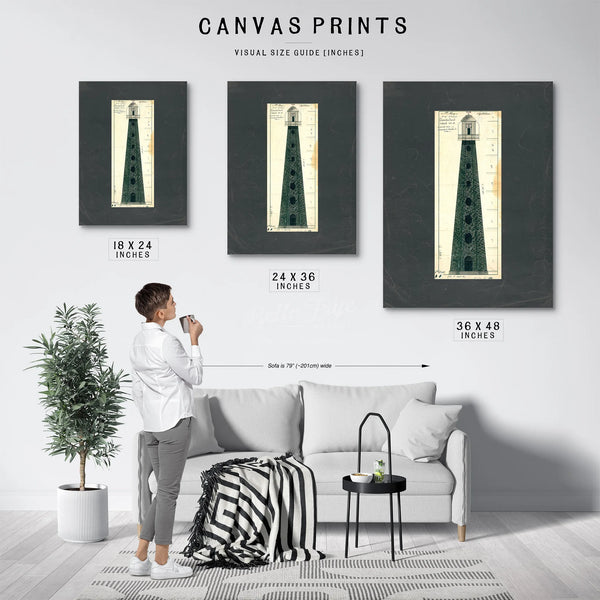 The Cumberland Island Beacon a Tower Lost to Time — Framed Wall Art Room View | Bella Frye