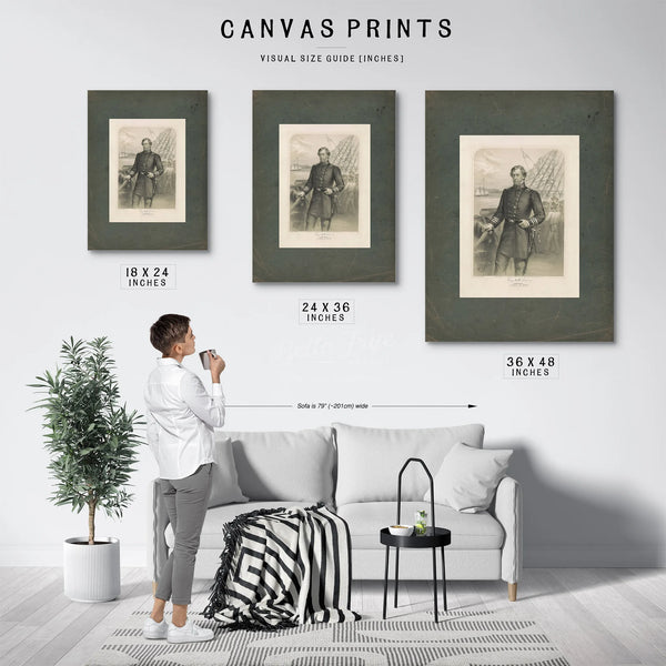 Captain Wilkes 1862 — Framed Wall Art Room View | Bella Frye