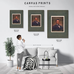 Abraham Lincoln 199 — Framed Wall Art Room View | Bella Frye