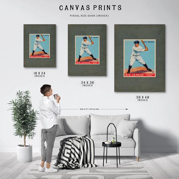 Lougehriggoudeycard — Framed Wall Art Room View | Bella Frye