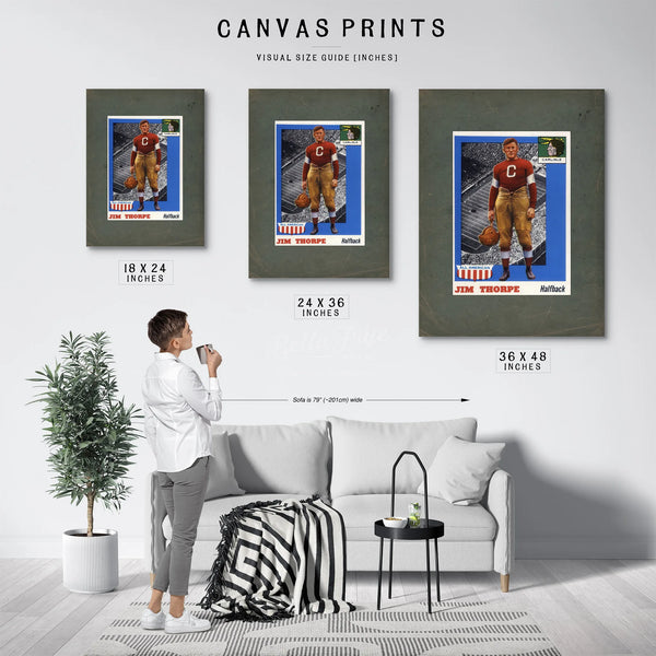Jim Thorpe — Framed Wall Art Room View | Bella Frye