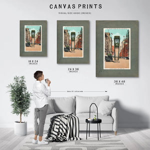 The Bronze Sentinel of Fifth Avenue — Framed Wall Art Room View | Bella Frye