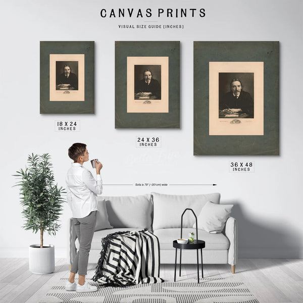 Robert Louis Stevenson 199 — Framed Wall Art Room View | Bella Frye