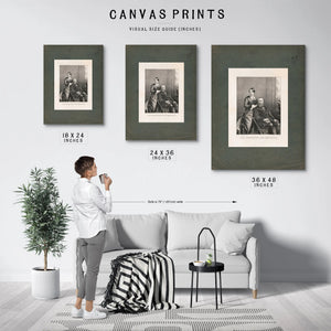 The President and Mrs Hayes 19th Century — Framed Wall Art Room View | Bella Frye