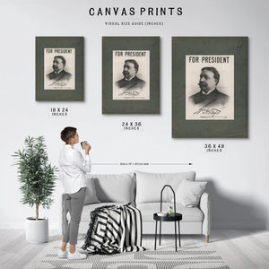 For President Wh Taft 198 — Framed Wall Art Room View | Bella Frye