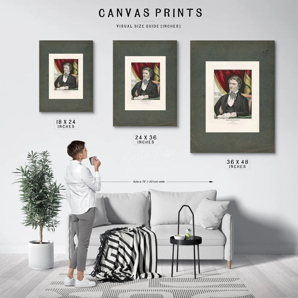Cassius M Clay of Kentucky the Champion of Liberty 1846 — Framed Wall Art Room View | Bella Frye