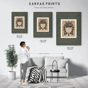 The Declaration of Independence and Portraits of the Presidents 1861 1865 — Framed Wall Art Room View | Bella Frye