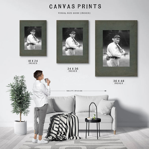 Shoeless Joe Jackson by Conlon 1913 Crop 31b4d2 — Framed Wall Art Room View | Bella Frye
