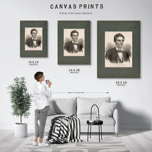 Hon Abraham Lincoln of Illinois National Republican Candidate for Sixteenth President of the United States 186 — Framed Wall 