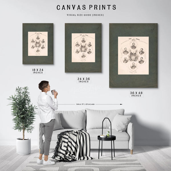The Carriers of the Press to Their Patrons 19th Century — Framed Wall Art Room View | Bella Frye