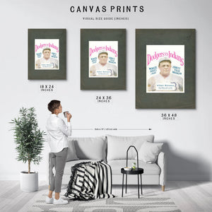 World Series Program — Framed Wall Art Room View | Bella Frye