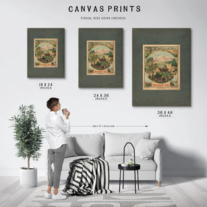 The Golden West 19th Century — Framed Wall Art Room View | Bella Frye