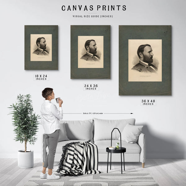 General Grant 1885 — Framed Wall Art Room View | Bella Frye