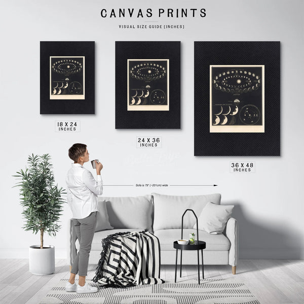 The Inferior Planets Venus Mercury in Their Celestial Dance — Framed Wall Art Room View | Bella Frye
