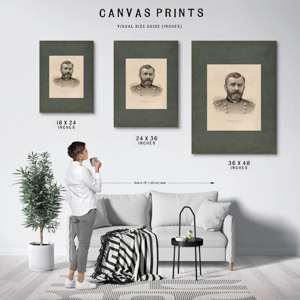 General Grant 1885 1 — Framed Wall Art Room View | Bella Frye