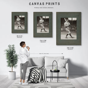 Ty Cobb Paul Thompson Cropped — Framed Wall Art Room View | Bella Frye