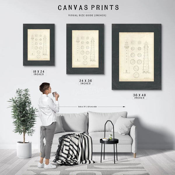 The Keepers Blueprint Hunting Island Light Station Engineering Drawings