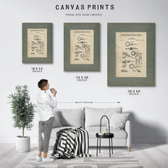 The Crown Cork Conspiracy Painters Revolutionary Seal — Bourbon Framed Canvas Print | Bella Frye