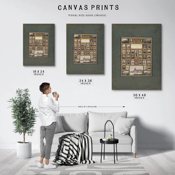 The American National Chart 199 — Framed Wall Art Room View | Bella Frye