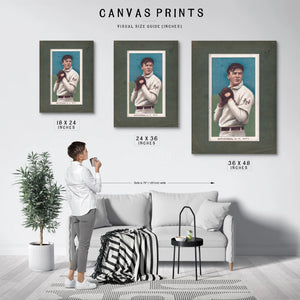 Christy Mathewson New York Giants Baseball Card Portrait 4 — Framed Wall Art Room View | Bella Frye