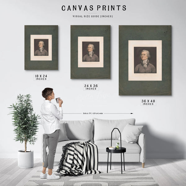 Alexander Hamilton 198 — Framed Wall Art Room View | Bella Frye