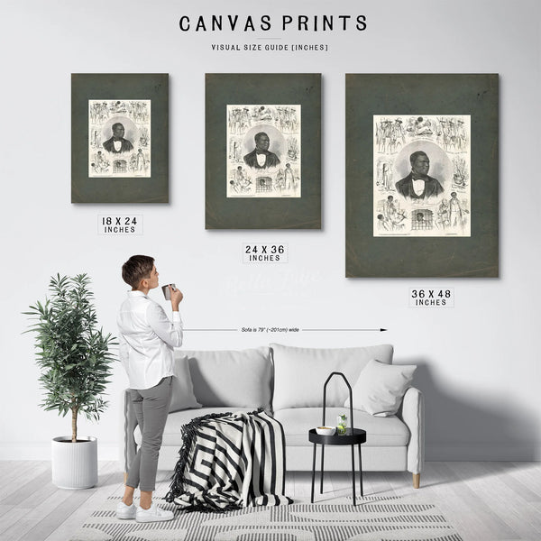 Anthony Burns 1855 — Framed Wall Art Room View | Bella Frye