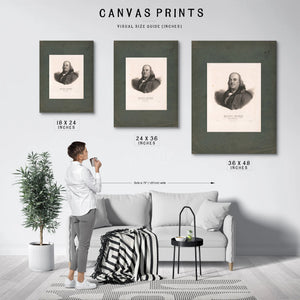 Benjamin Franklin 1779 — Framed Wall Art Room View | Bella Frye