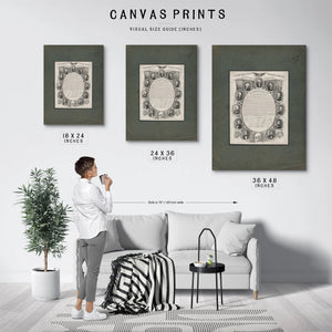 Portraits of the Presidents 1846 — Framed Wall Art Room View | Bella Frye