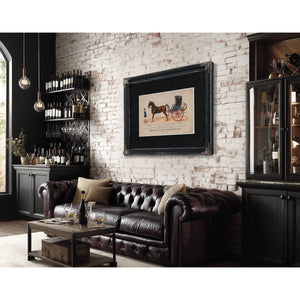 Brewster Co Annual Exhibition of Carriages — Framed Wall Art Room View | Bella Frye