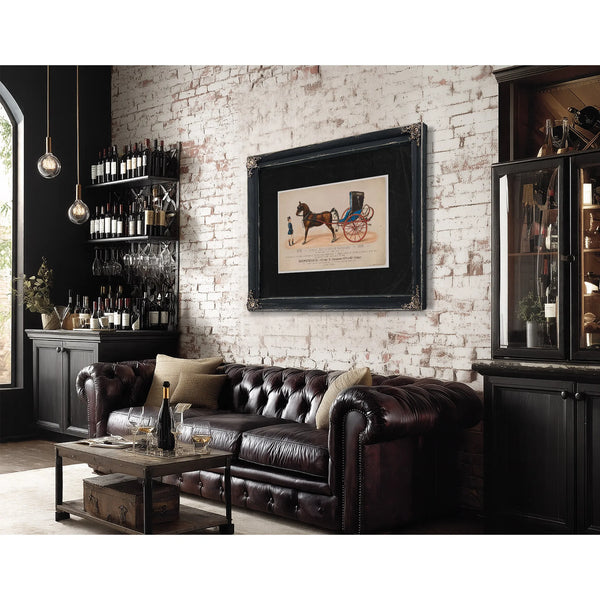 Brewster Co Annual Exhibition of Carriages — Framed Wall Art Room View | Bella Frye