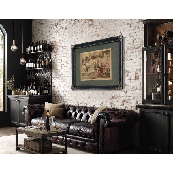 Depiction of Chicago Worlds Fair in Lower Left Allegorical Figures on the Ri — Framed Wall Art Room View | Bella Frye