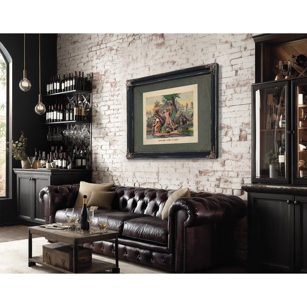 Daniel Boone Protects His Family 1874 — Framed Wall Art Room View | Bella Frye