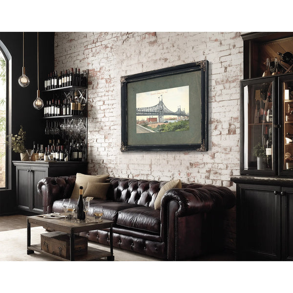 The Iron Crossing at Blackwells Island — Framed Wall Art Room View | Bella Frye