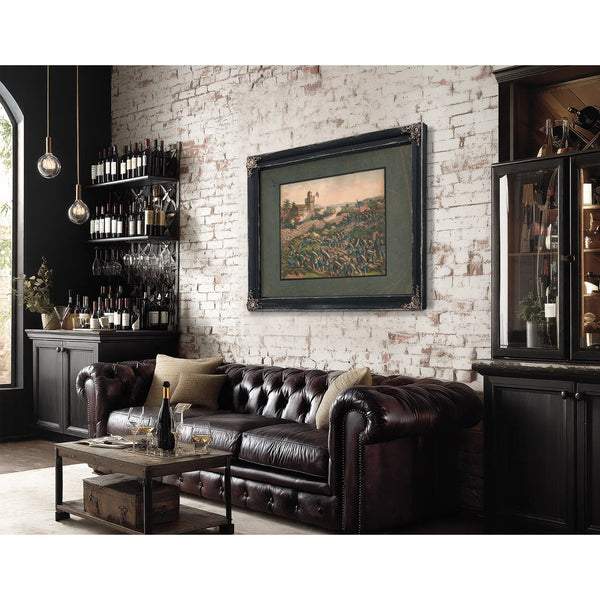 Charge of the 24th and 25th Colored Infantry and Rescue of Rough Riders at S — Framed Wall Art Room View | Bella Frye