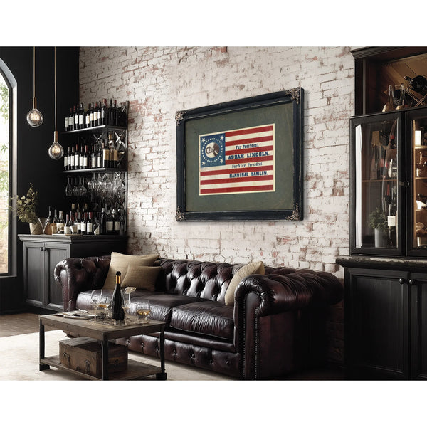 for President Abram Lincoln for Vice President Hannibal Hamlin 186 — Framed Wall Art Room View | Bella Frye