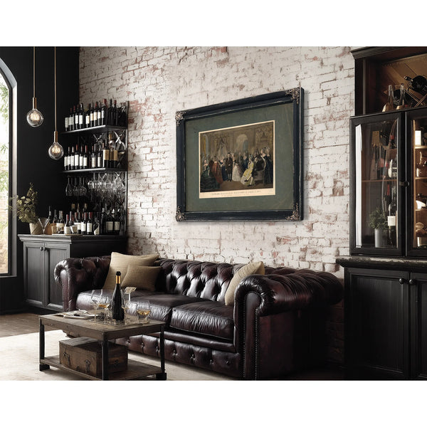 Franklins Reception at the Court of France 1778 Respectfully Dedicated to Th — Framed Wall Art Room View | Bella Frye